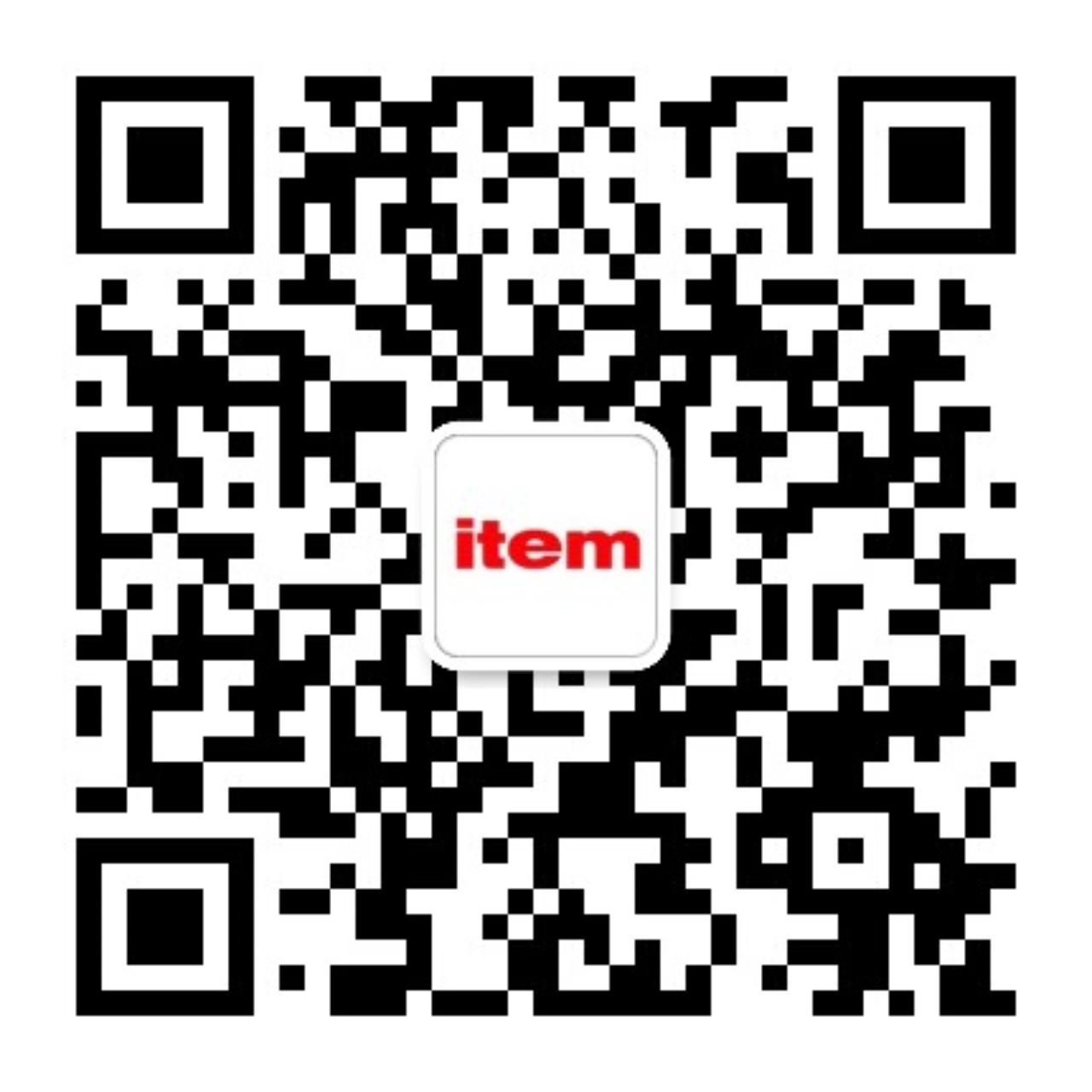 WeChat QR code for following the official item China WeChat account