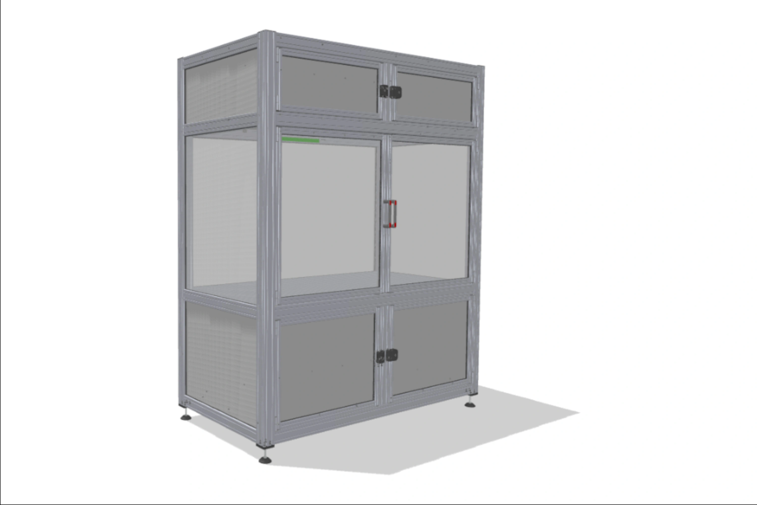 Basic MB machine cabin with 3 functional sections