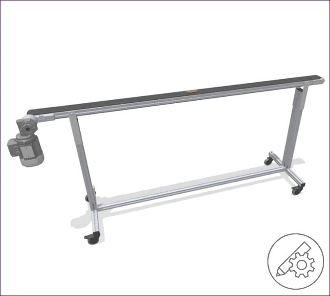 Basic model Timing Belt Conveyor - accumulating and ESD-safe