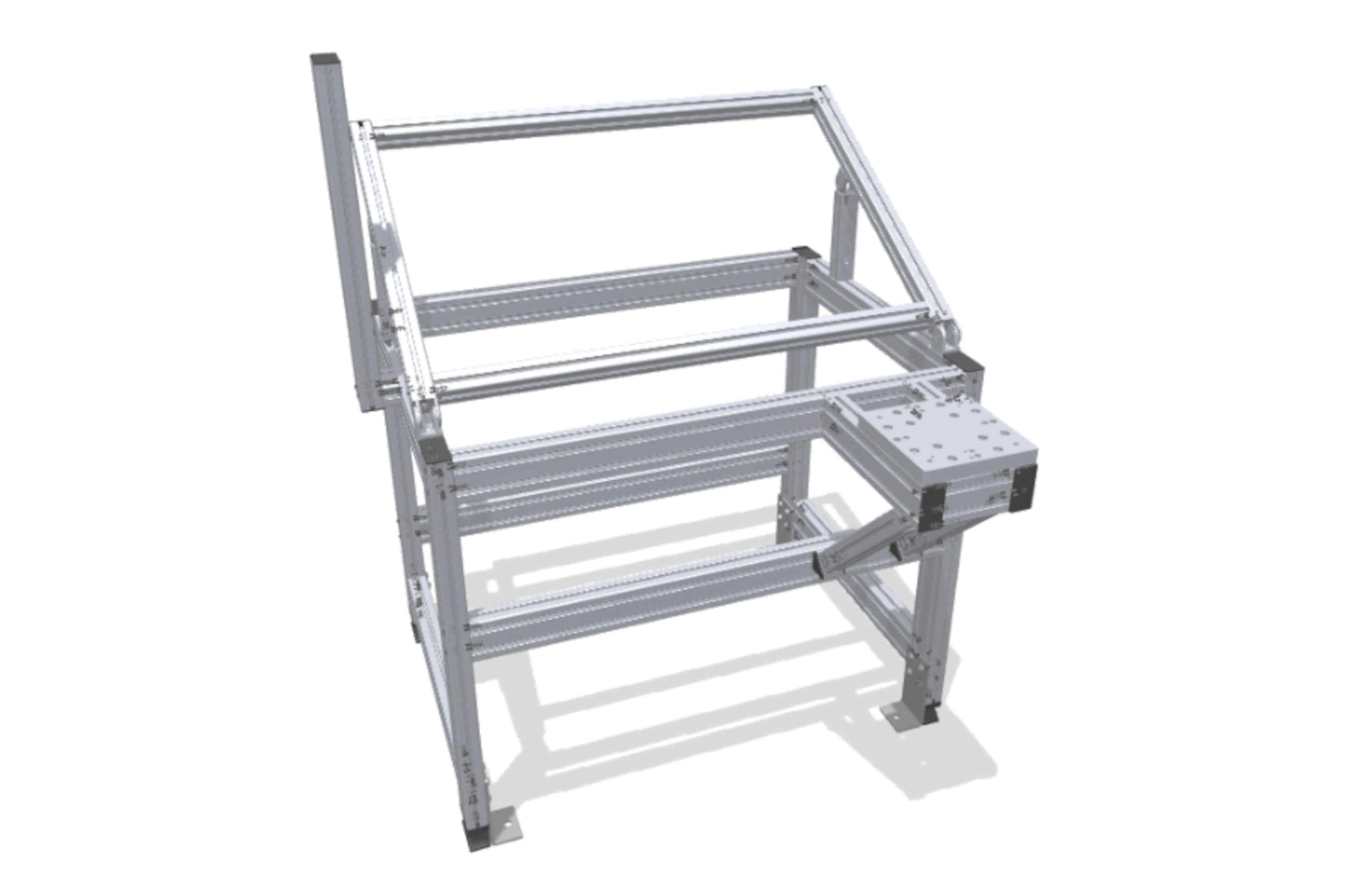 Variable robot picking table
