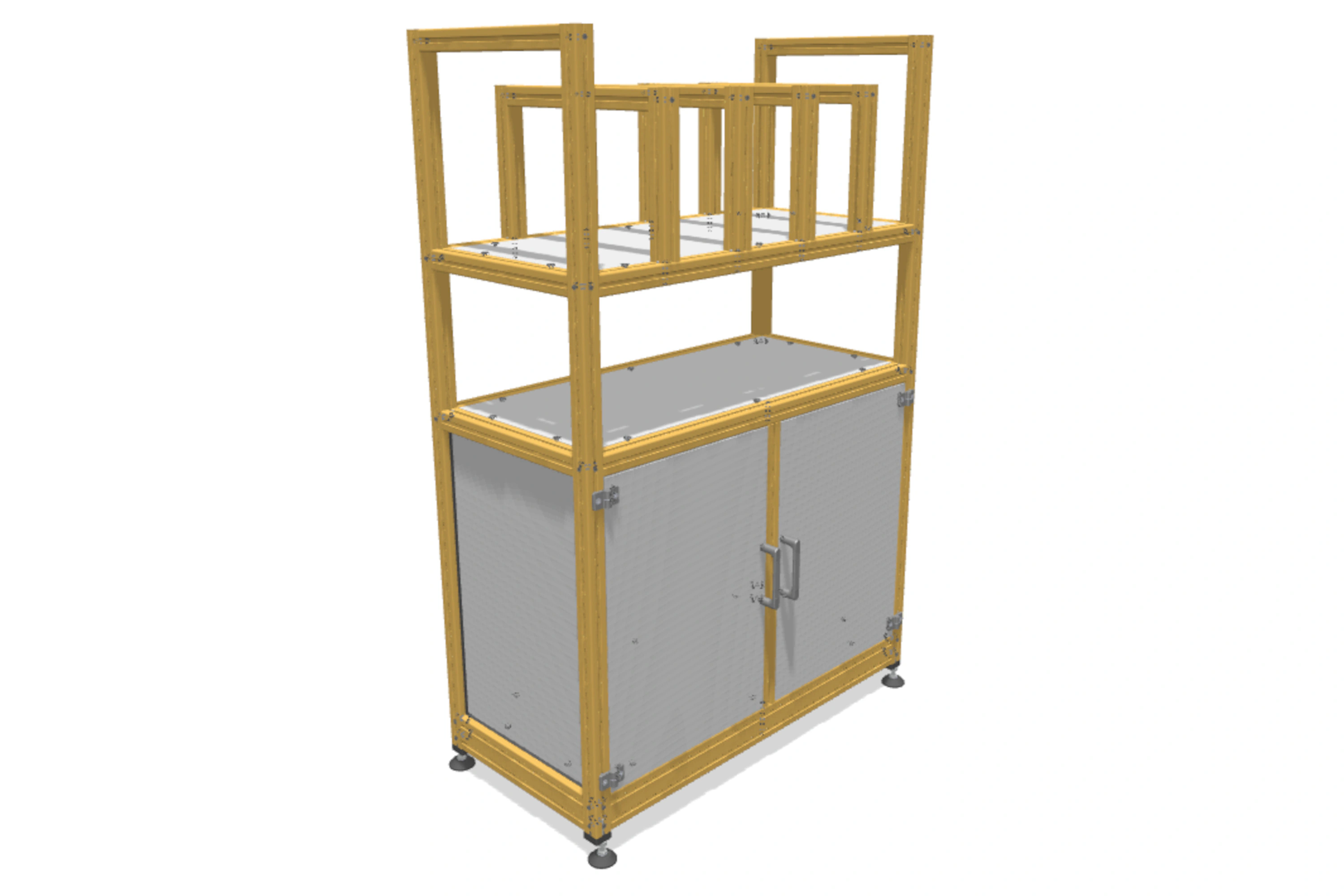 Lightweight, sustainable shelf with sorting structure