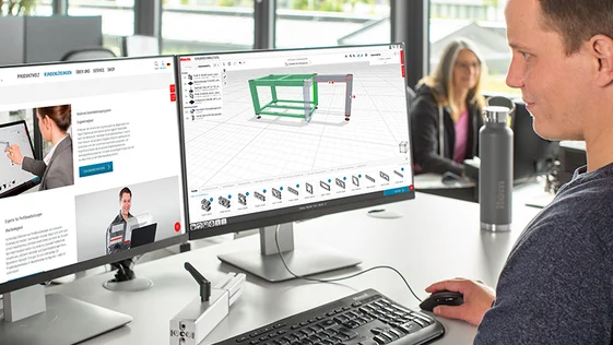 Designing factory equipment with the item Engineeringtool